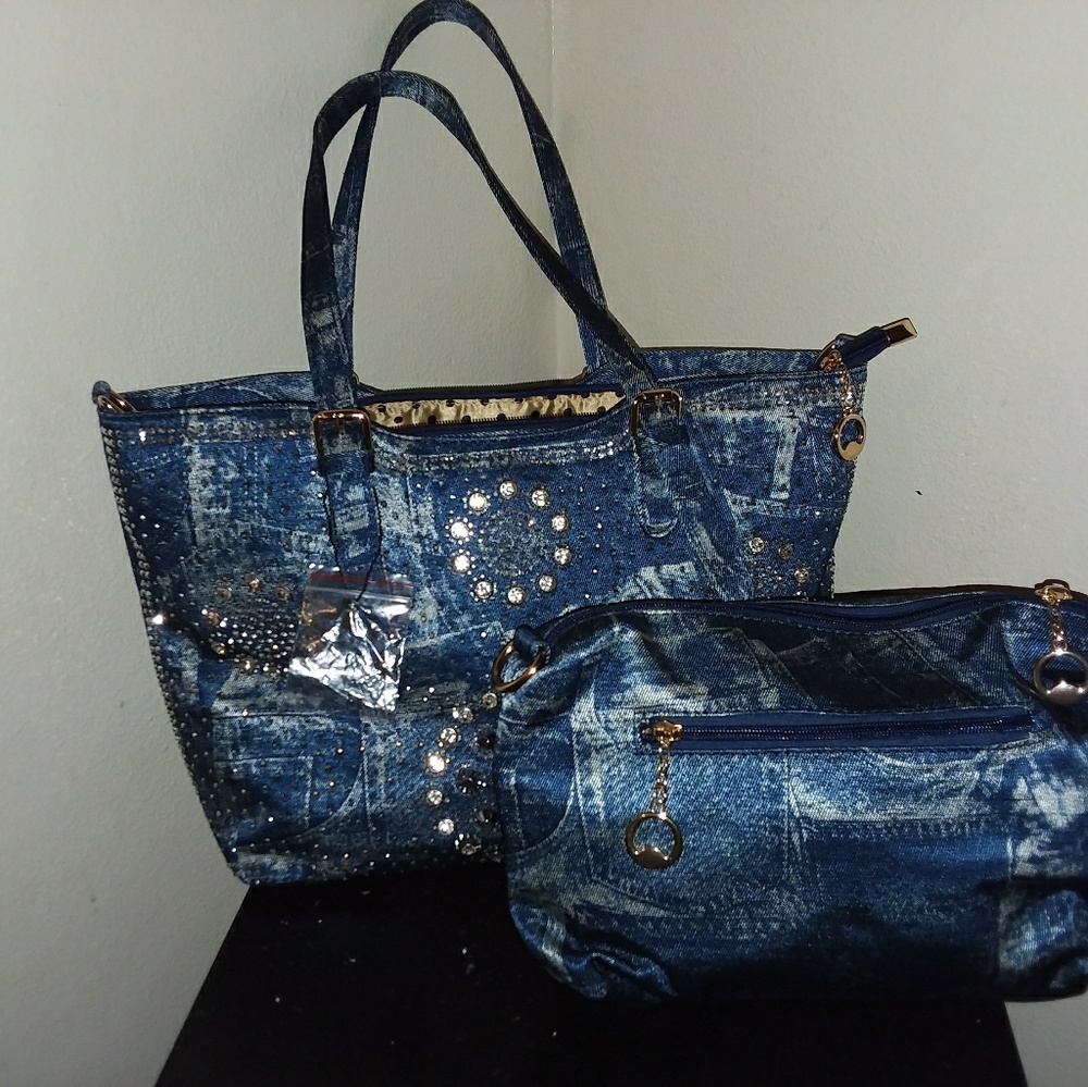 DUO BLING JEAN HANDBAG
